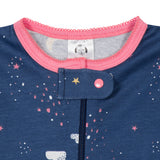 4-Pack Girls Dreams & Rainbows Snug Fit Footed Cotton Pajamas-Gerber Childrenswear Wholesale
