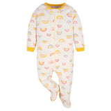 2-Pack Baby Girls Golden Floral Sleep 'N Plays-Gerber Childrenswear Wholesale