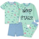 4-Piece Infant & Toddler Girls Camping Cotton Pajamas-Gerber Childrenswear Wholesale