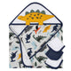 4-Piece Baby Boys Dino Hooded Towel & Washcloths Set-Gerber Childrenswear Wholesale