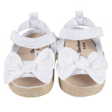 Baby White Eyelet Espadrille Sandal-Gerber Childrenswear Wholesale